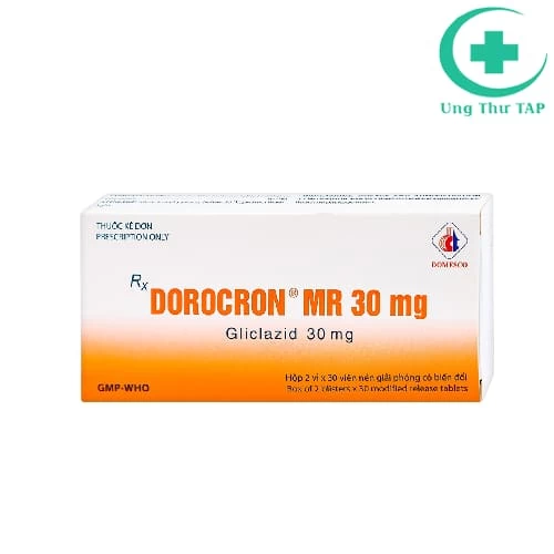 Dorocron MR 30mg Domesco - Điều trị đái tháo đường tuýp 2